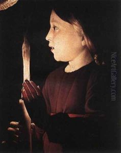 Christ in the Carpenter's Shop (detail) 1645 by Georges de La Tour