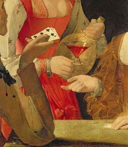 The Cheat with the Ace of Clubs 2 by Georges de La Tour