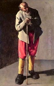 Old Man, c.1618-19 by Georges de La Tour
