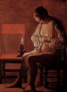 The Flea Catcher by Georges de La Tour