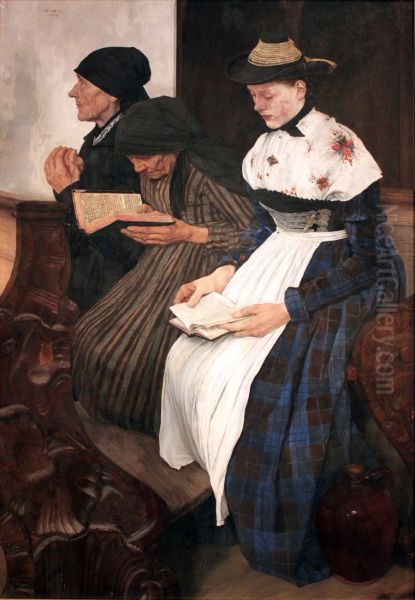 Three Women in Church, 1882 - view 1