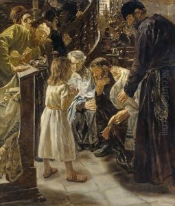The Twelve-Year-Old Jesus in the Temple, 1879 by Max Liebermann