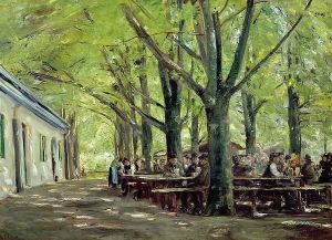 A Country Brasserie, Brannenburg, Bavaria, 1894 by Max Liebermann