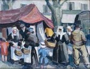 La Place Jean-jaures A Concarneau