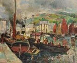 Port En Bretagne by Pierre De Belay