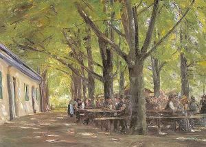 Country Tavern at Brunnenburg 1893 by Max Liebermann