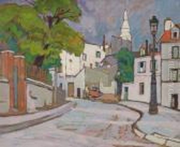 La Rue Lepic A, Montmartre - view 1