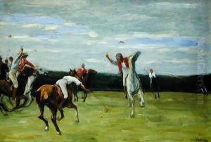 Polo player in Jenischpark, Hamburg, 1903 by Max Liebermann