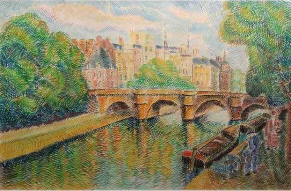 La Seine A Paris - view 1