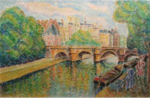 La Seine A Paris by Pierre De Belay