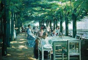 The Terrace at Jacob's Restaurant in Nienstedten-an-der-Elbe, 1902-03