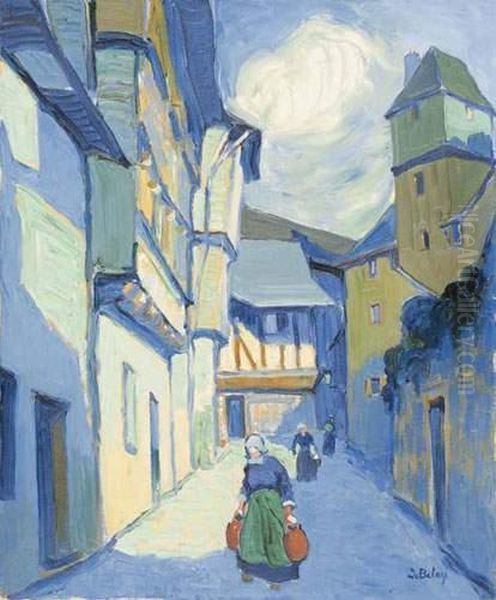 Quimperle, Finistere, 1918, Rue Dom.maurice - view 1