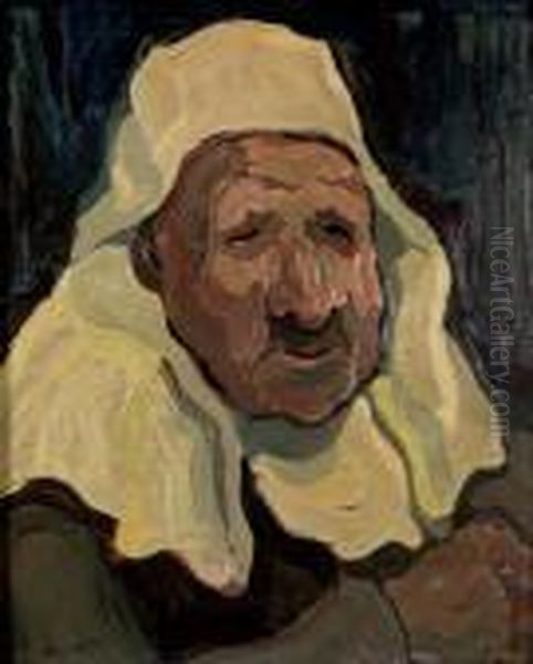 Portrait De Vieille Bretonne - view 1
