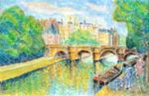 Paris Le Pont Neuf by Pierre De Belay
