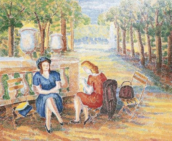 Conversation Dans Le Jardin Du Luxembourg - view 1