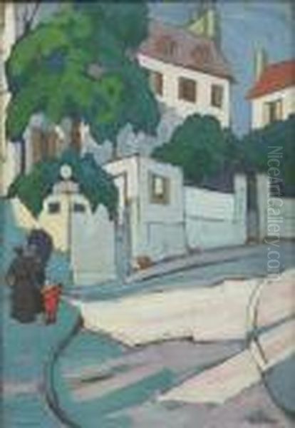 Montmartre Rue Lepic - view 1