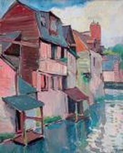 Le Vieux Chartres Au Bord De L'eure