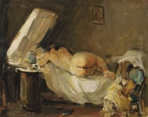 Nu Couche by Pierre De Belay