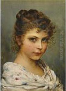 Little Italian Girl by Eugene de Blaas