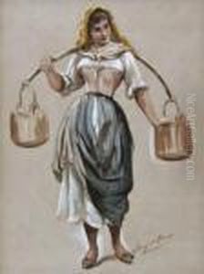 Acquaiola by Eugene de Blaas