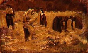 Making Hay by Max Liebermann
