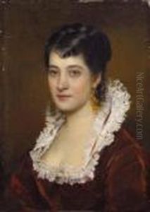 Ritratto Di Giovane Donna by Eugene de Blaas