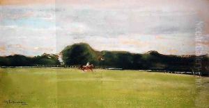 The Polo Field in Jenischs Park, 1902 by Max Liebermann