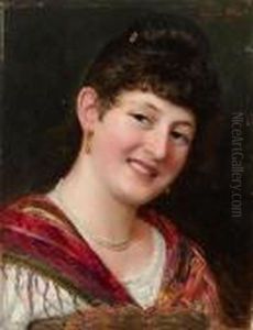 Portrait Of A Lady Laughing.