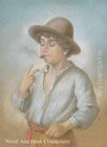 Young Boy With Acigar by Eugene de Blaas