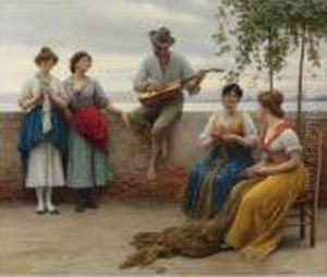 Serenade by Eugene de Blaas