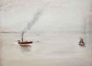 Rainy Weather on the Elbe, 1902 by Max Liebermann