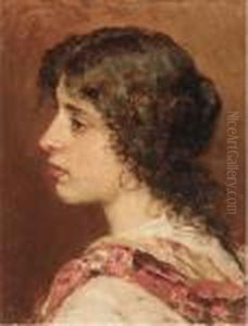 A Young Spanish Beauty by Eugene de Blaas