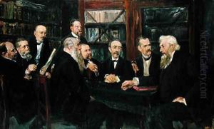 The Hamburg Convention of Professors, 1906 by Max Liebermann
