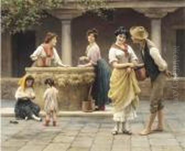 Gossiping At The Well - view 1