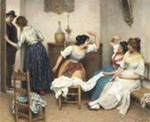 The New Suitor by Eugene de Blaas