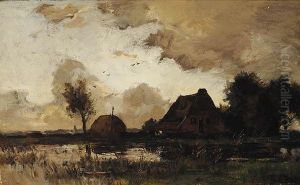 Farm With A Haystack