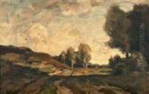 Boomrijk Landschap by Theophile Emile Achille De Bock
