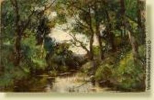 Riviere En Ete by Theophile Emile Achille De Bock