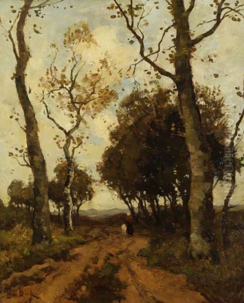 Herbstlandschaft - Frau Mit Ziege - view 1