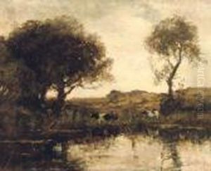 Cattle By A Lake Cattle By A Lake