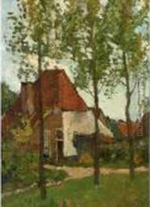 A View Of Farmhouses, Renkum A View Of Farmhouses, Renkum