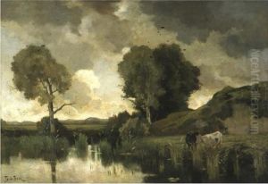 Oncoming Storm by Theophile Emile Achille De Bock