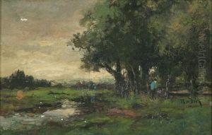 Figure In A Rural Landscape Figure In A Rural Landscape
