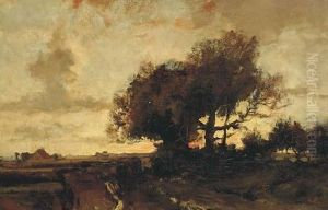 Sunset On A Country Road