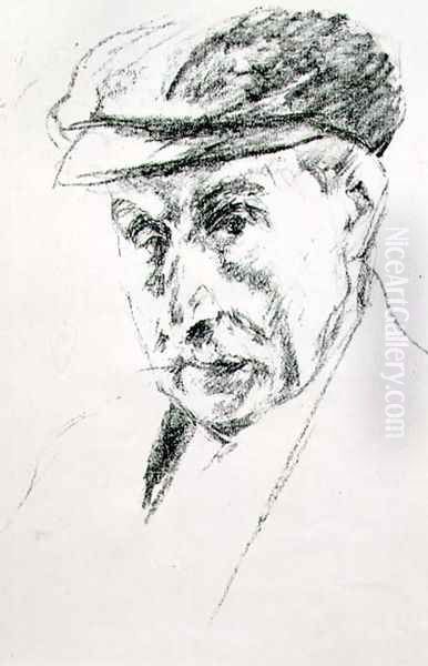 Portrait of a Man in a Cap, possibly self portrait, after 1923 - view 1