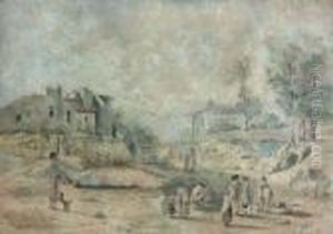 Vue Animee De Francheville by Jean-Jacques De Boissieu
