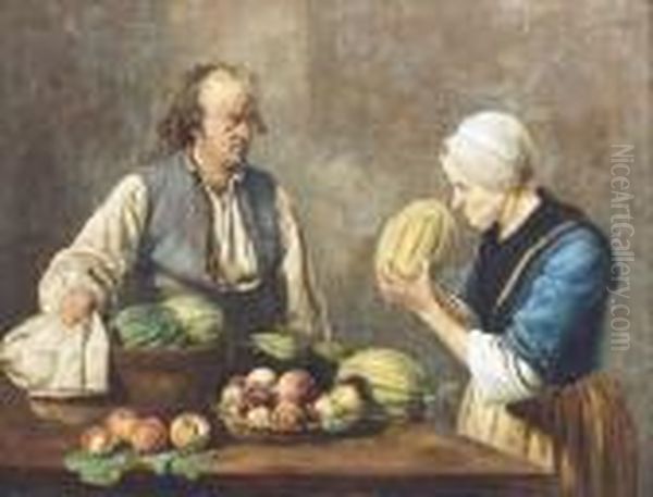 Der Melonenverkaufer. - view 1