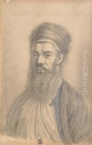 Portrait De Jean-etienne Liotard by Jean-Jacques De Boissieu