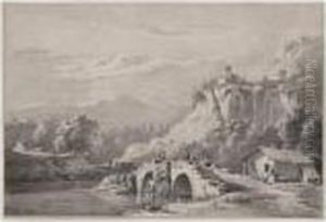 Paysage Avec Un Pont by Jean-Jacques De Boissieu