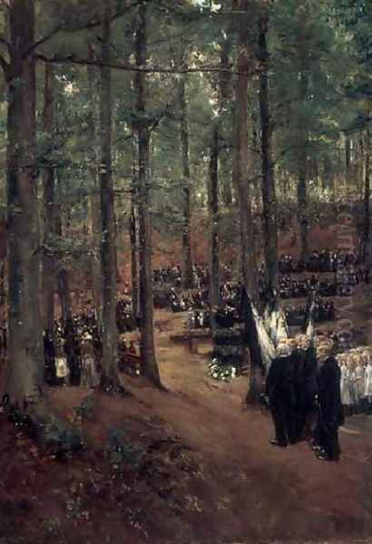 Memorial Service for Kaiser Friedrich at Kösen - view 1